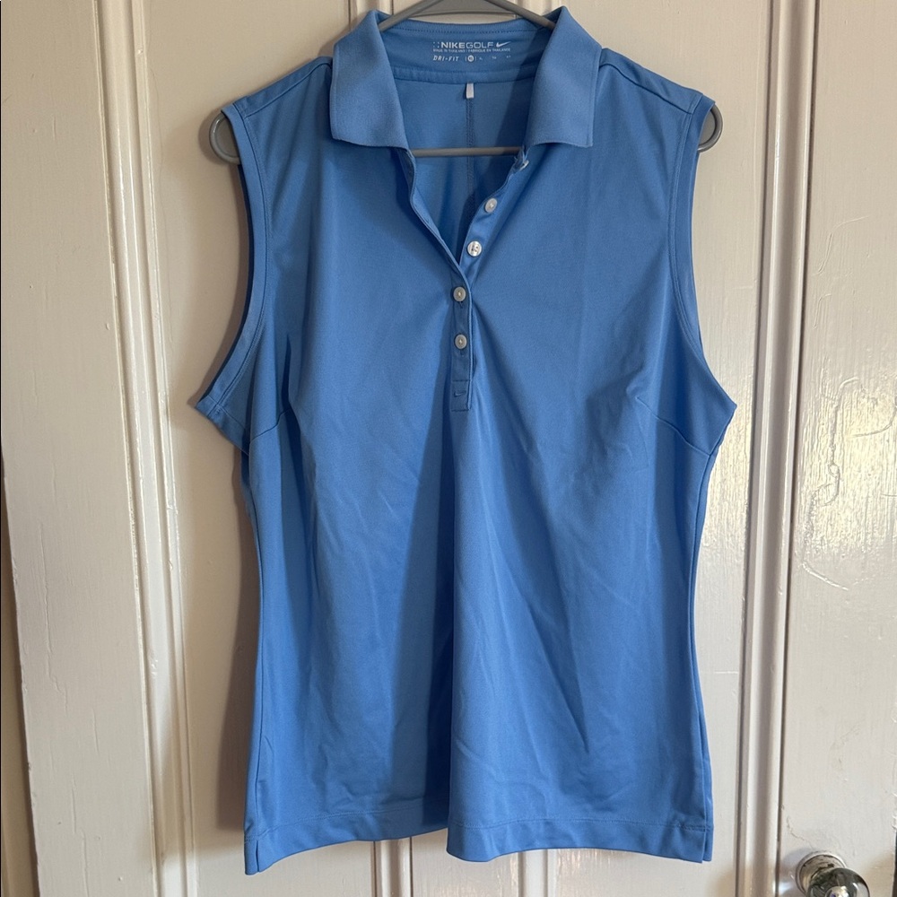 Nike Dri-Fit Golf Polo Tank – Women’s XL Blue